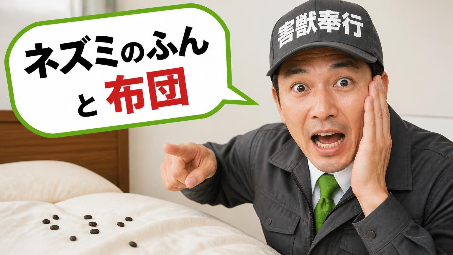 よくある質問(ネズミのふんと布団について)